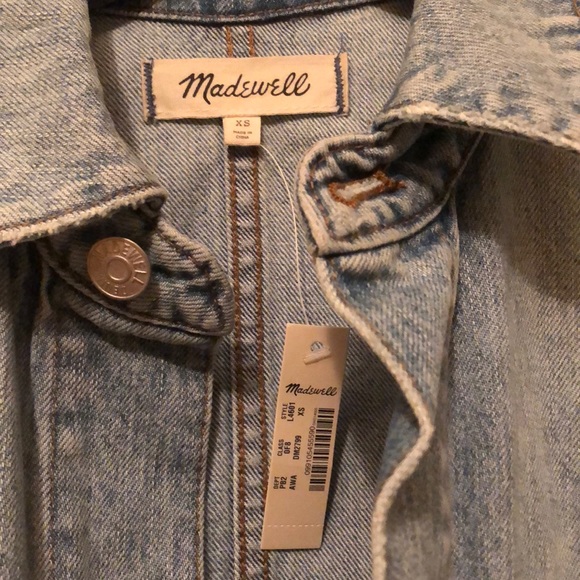 Madewell oversized chore denim coat - Picture 2 of 3